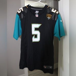 Blake Bortles Jaguars Jersey, Size XL, Black